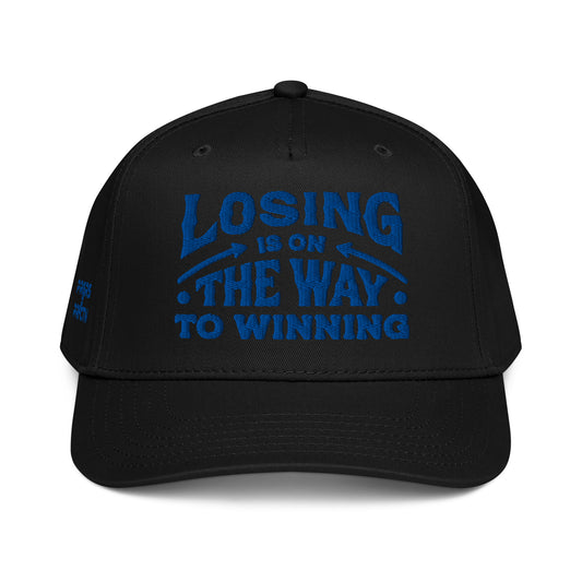 Losing Is On The Way To Winning Cap - Royal - Wear KP