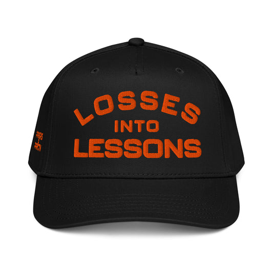 Losses Into Lessons Cap - Orange - Wear KP
