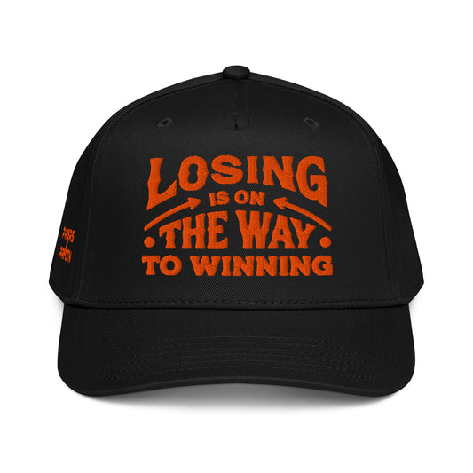 Losing Is On The Way To Winning Cap - Orange - Wear KP