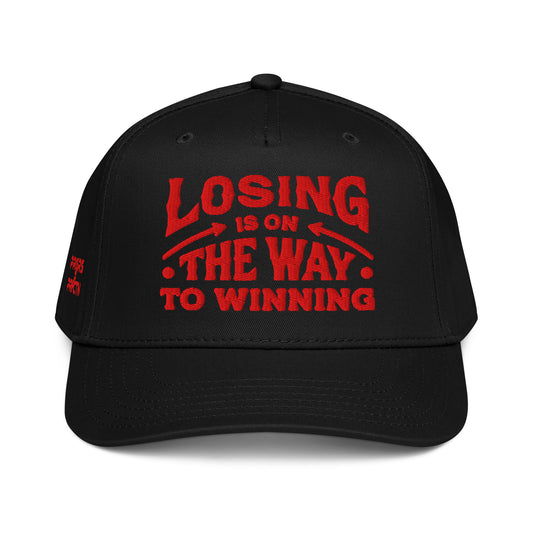 Losing Is On The Way To Winning Cap - Red - Wear KP