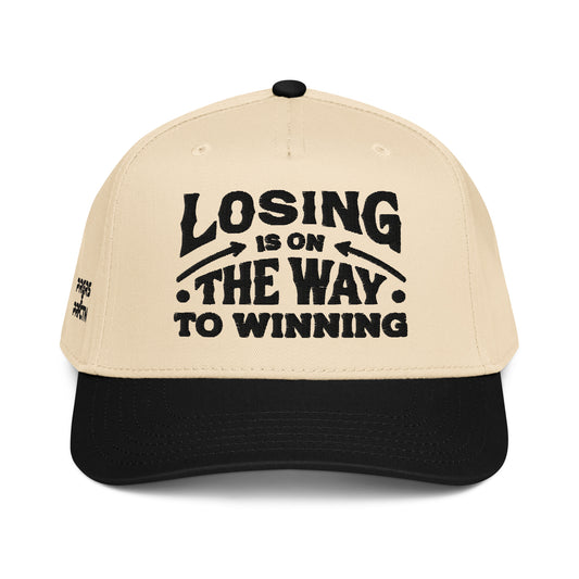 Losing Is On The Way To Winning Cap - Black - Wear KP