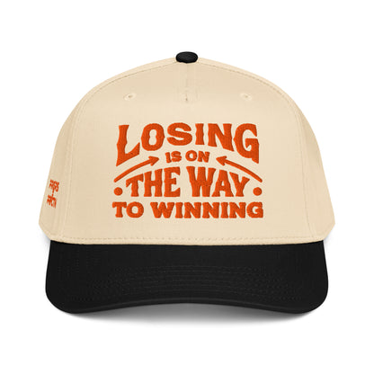 Losing Is On The Way To Winning Cap - Orange - Wear KP
