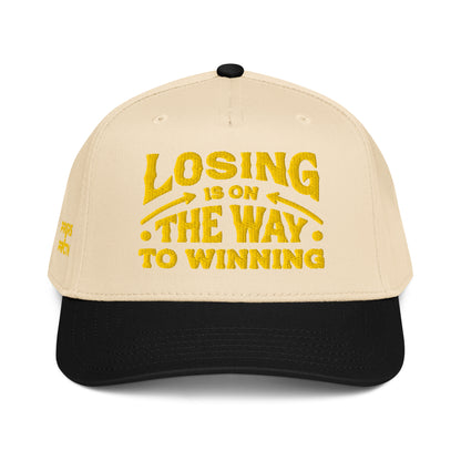 Losing Is On The Way To Winning Cap - Yellow - Wear KP