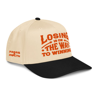 Losing Is On The Way To Winning Cap - Orange - Wear KP