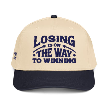 Losing Is On The Way To Winning Cap - Navy - Wear KP