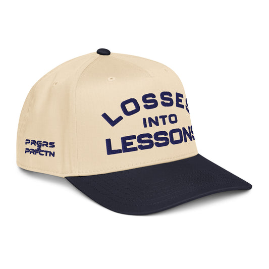 Losses Into Lessons Cap - Navy - Wear KP
