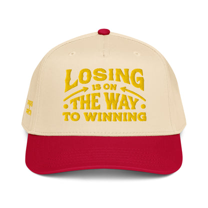 Losing Is On The Way To Winning Cap - Yellow - Wear KP