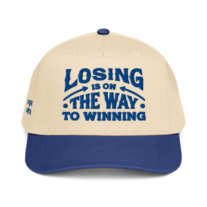 Losing Is On The Way To Winning Cap - Royal - Wear KP