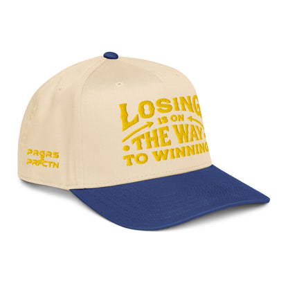 Losing Is On The Way To Winning Cap - Yellow - Wear KP