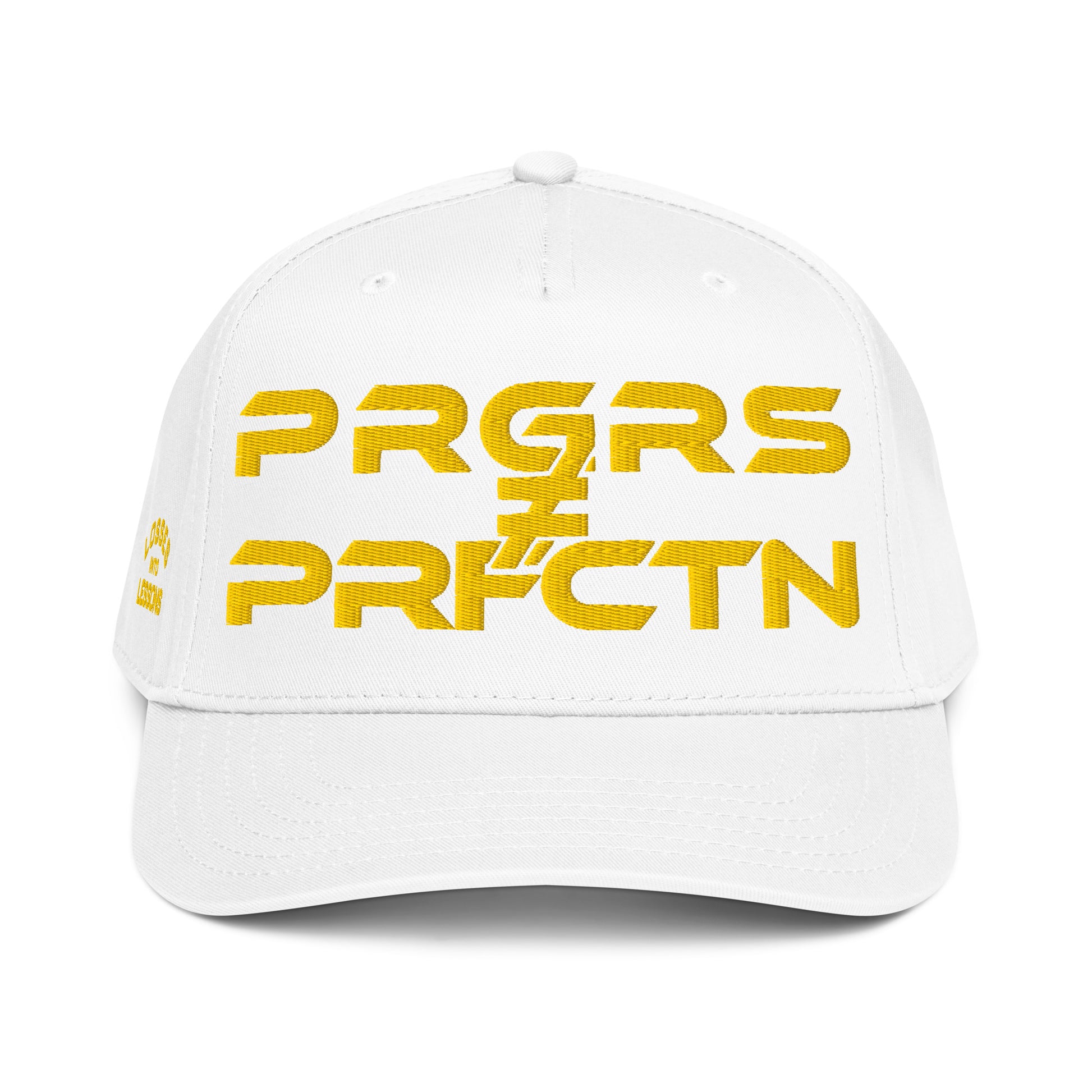 PRGRS ≠ PRFCTN Cap - Yellow - Wear KP