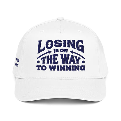 Losing Is On The Way To Winning Cap - Navy - Wear KP