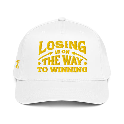 Losing Is On The Way To Winning Cap - Yellow - Wear KP
