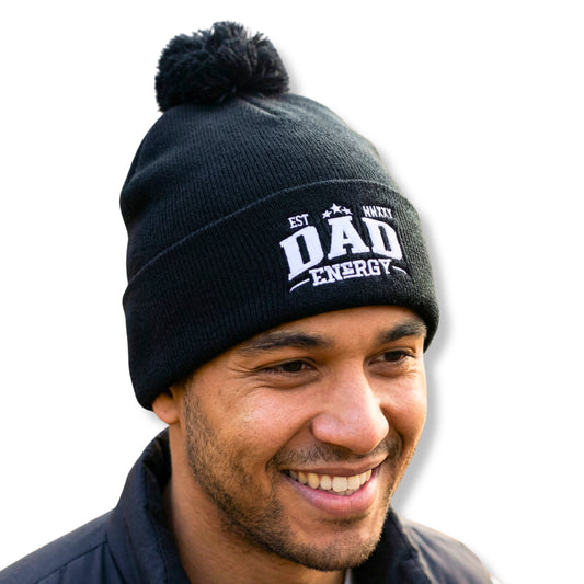 Dad Energy Pom-Pom Beanie