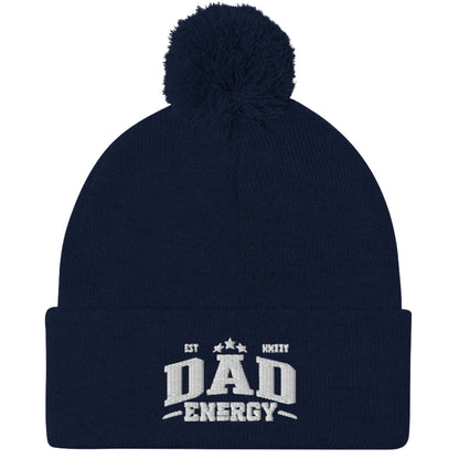 Dad Energy Pom-Pom Beanie