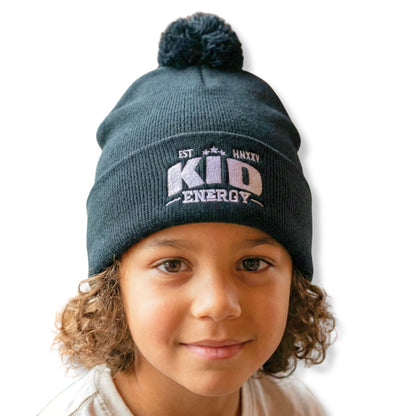 Kid Energy Pom-Pom Beanie