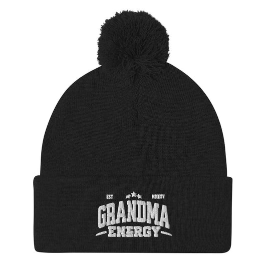 Grandma Energy Pom-Pom Beanie - Wear KP