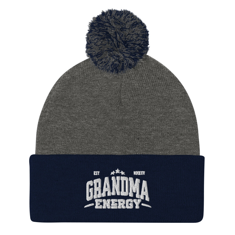 Grandma Energy Pom-Pom Beanie - Wear KP