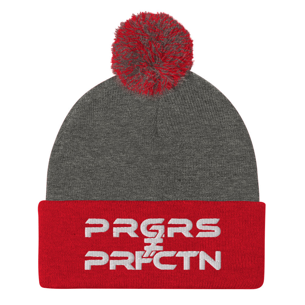 PRGRS ≠ PRFCTN Pom-Pom Beanie - Wear KP