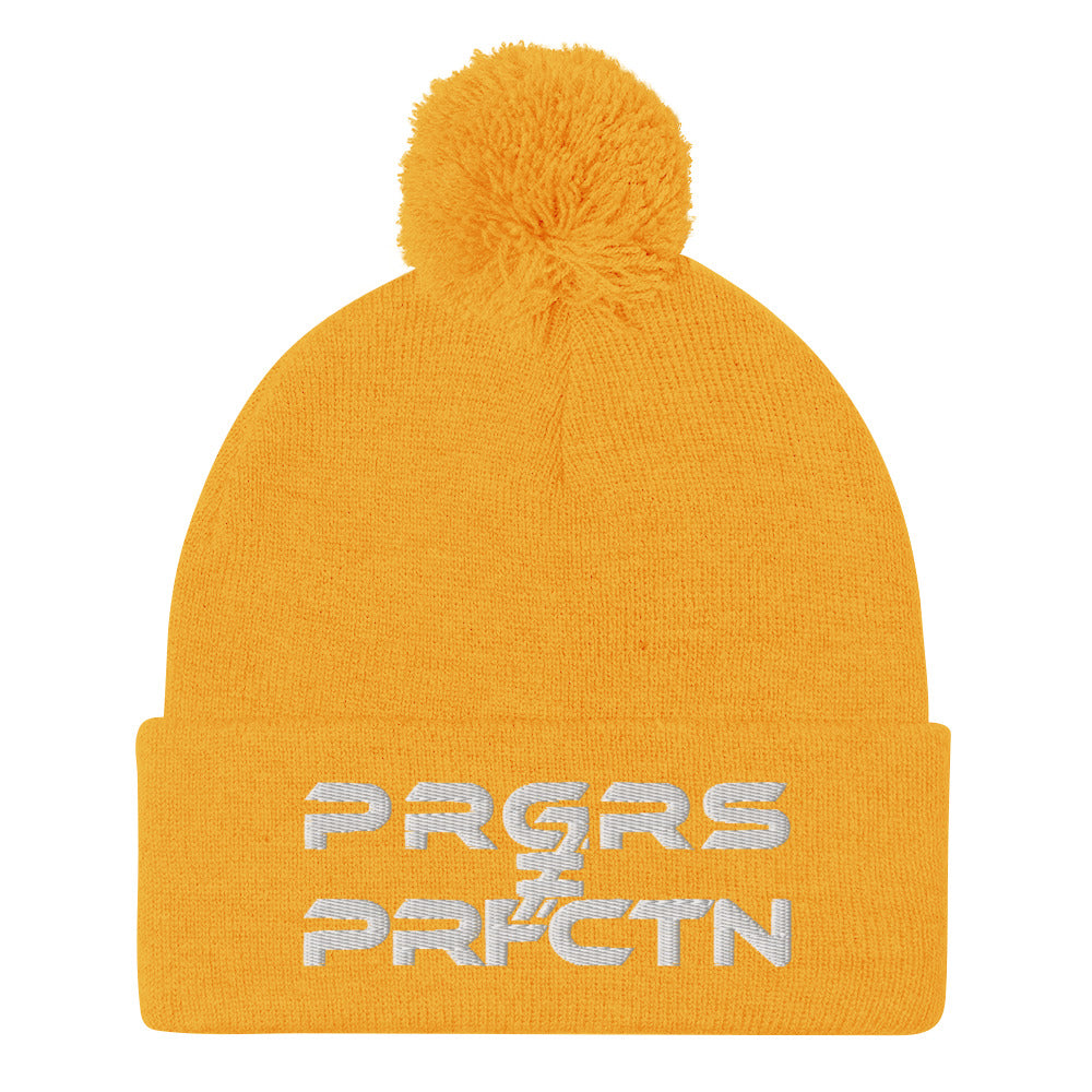 PRGRS ≠ PRFCTN Pom-Pom Beanie - Wear KP