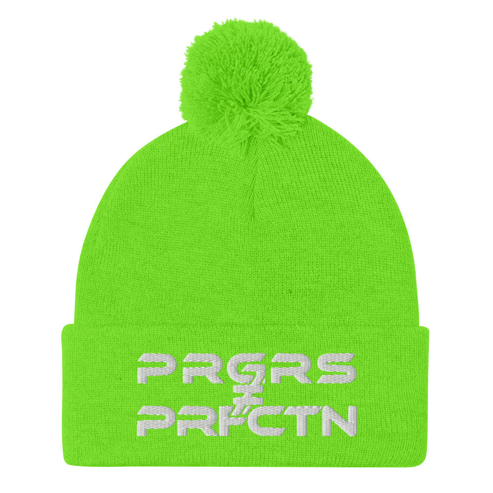 PRGRS ≠ PRFCTN Pom-Pom Beanie - Wear KP