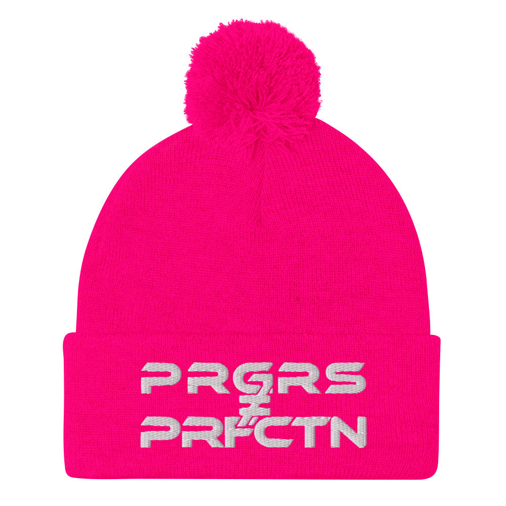 PRGRS ≠ PRFCTN Pom-Pom Beanie - Wear KP