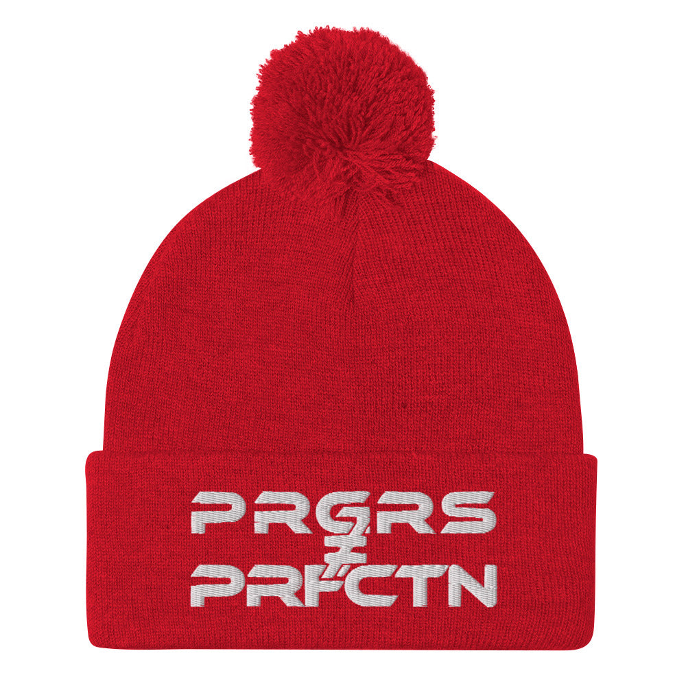 PRGRS ≠ PRFCTN Pom-Pom Beanie - Wear KP