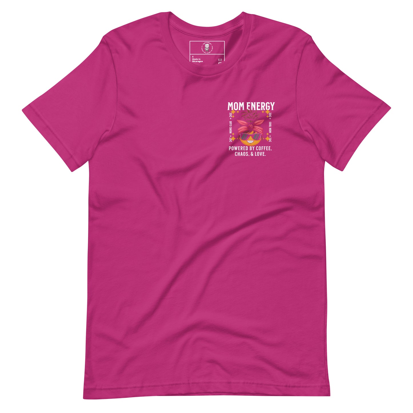 Powered by Coffee, Chaos, & Love T-Shirt - Wear KP