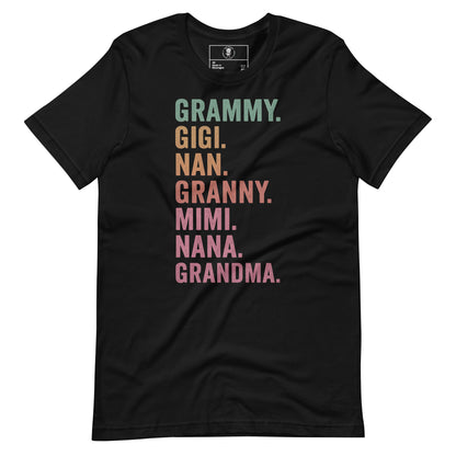 Grandma Energy - Gigi, Mimi, Nana, Granny, Grandma - Tee - Wear KP