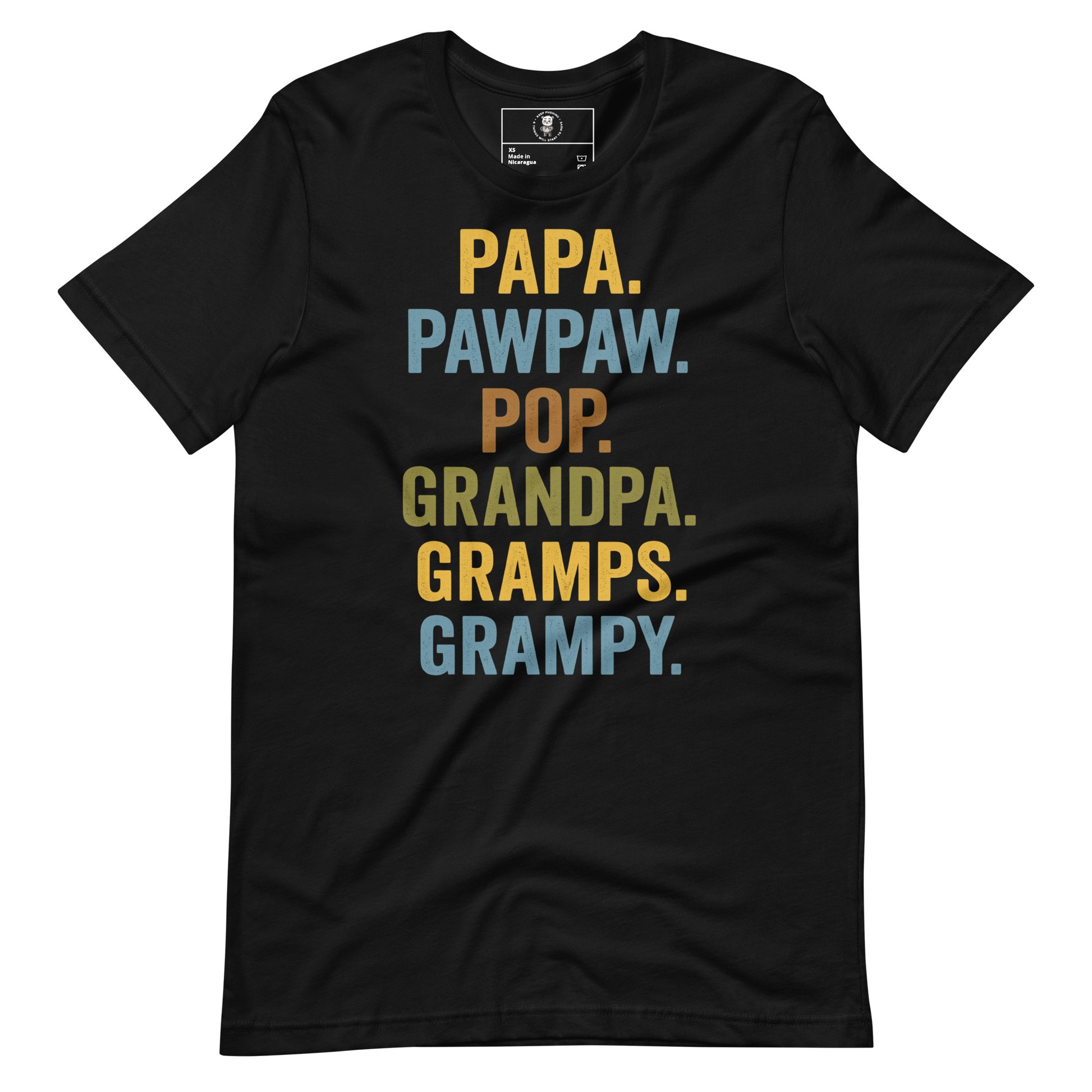 Grandpa Energy Papa, Pops, Gramps, Grandpa - Tee - Wear KP