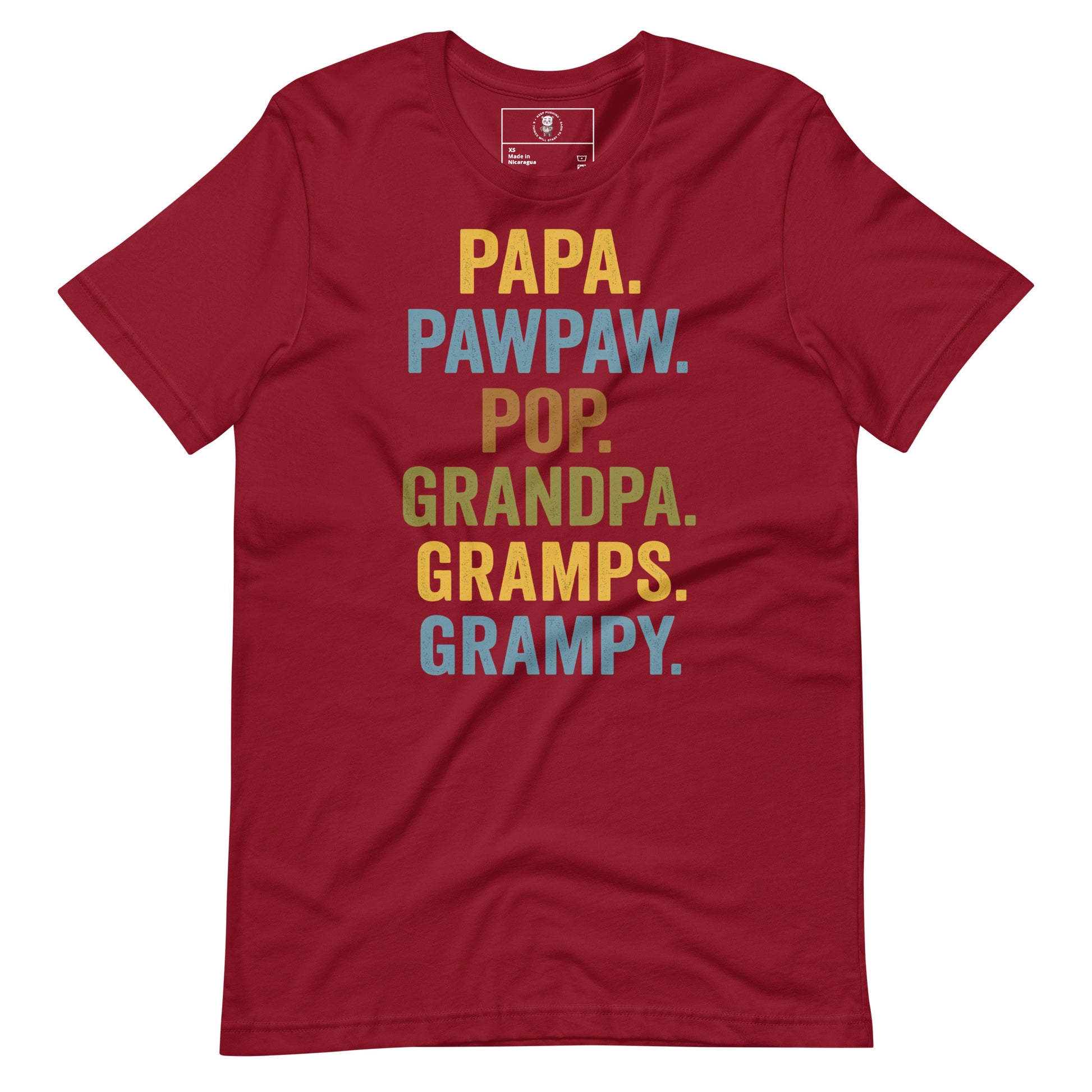 Grandpa Energy Papa, Pops, Gramps, Grandpa - Tee - Wear KP