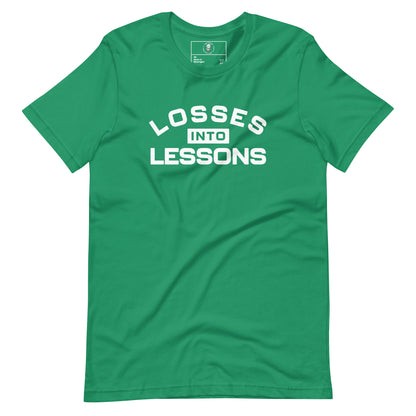 Losses Into Lessons T-Shirt - Wear KP