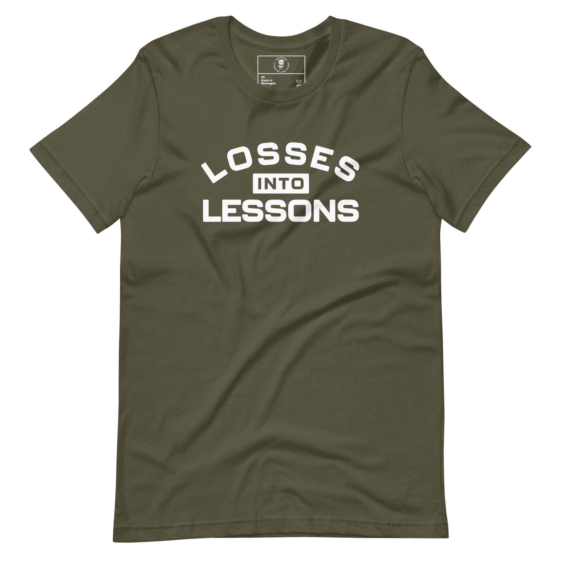 Losses Into Lessons T-Shirt - Wear KP