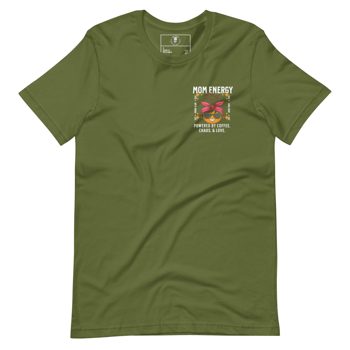 Powered by Coffee, Chaos, & Love T-Shirt - Wear KP