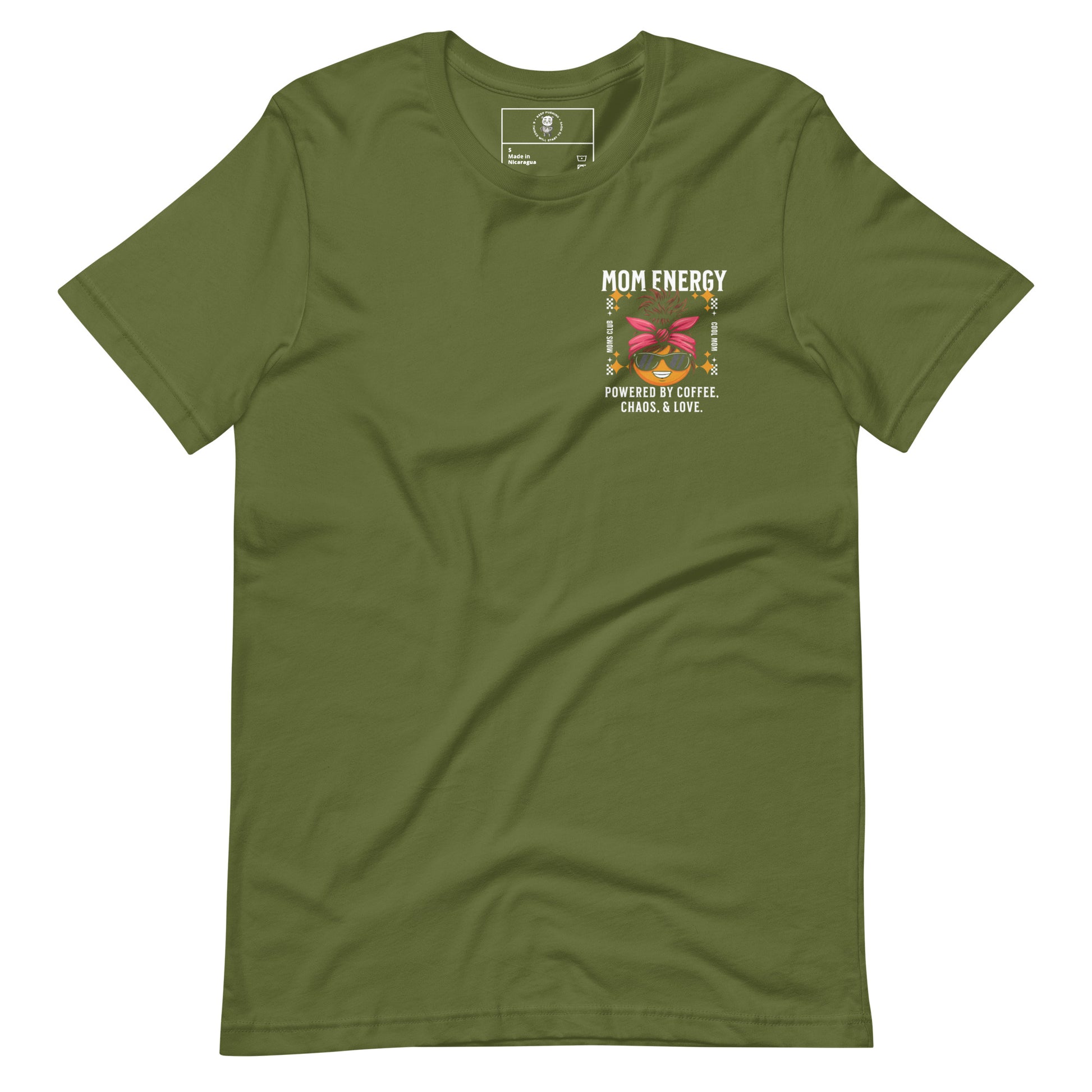 Powered by Coffee, Chaos, & Love T-Shirt - Wear KP