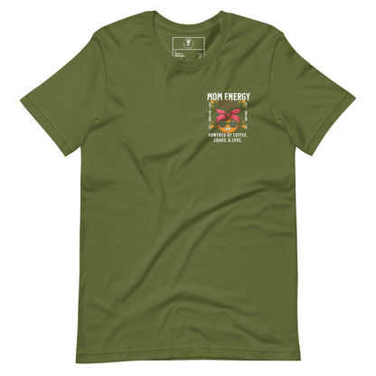 Powered by Coffee, Chaos, & Love T-Shirt - Wear KP