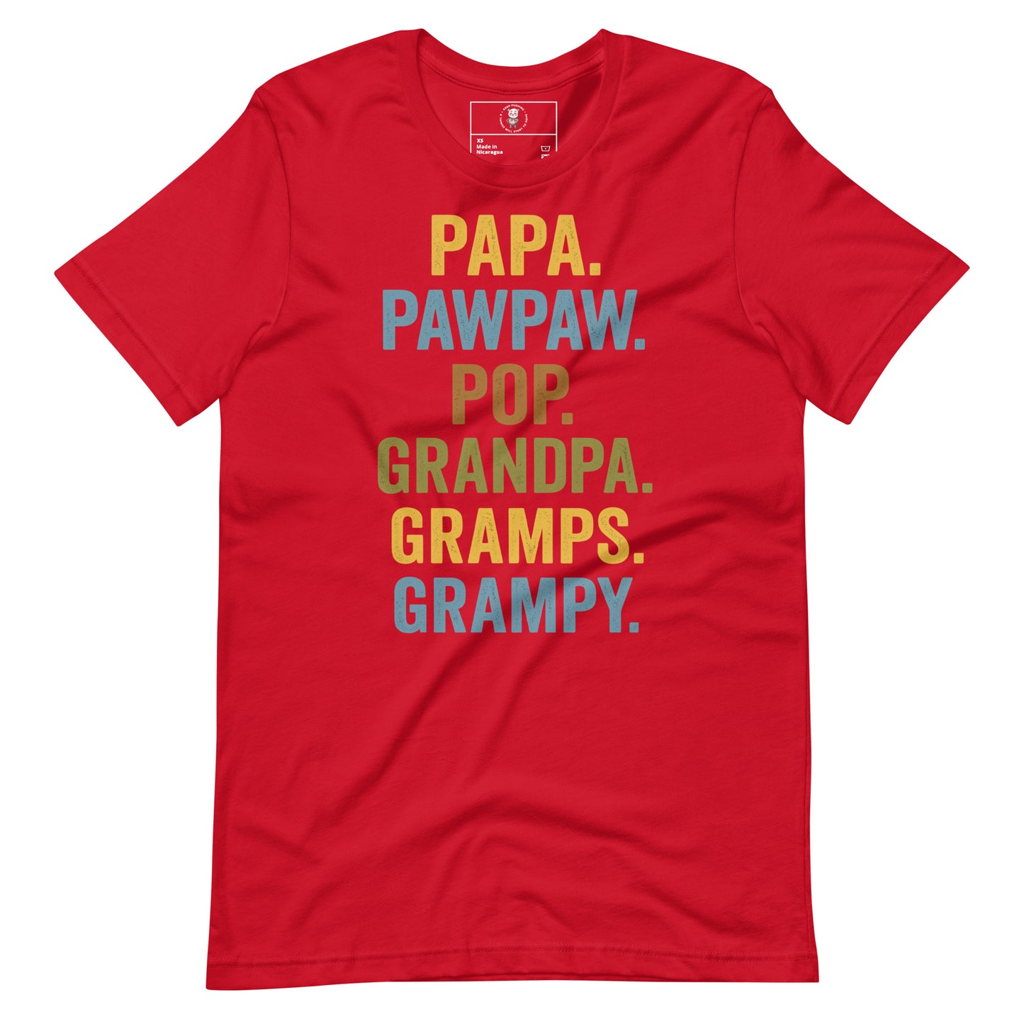 Grandpa Energy Papa, Pops, Gramps, Grandpa - Tee - Wear KP