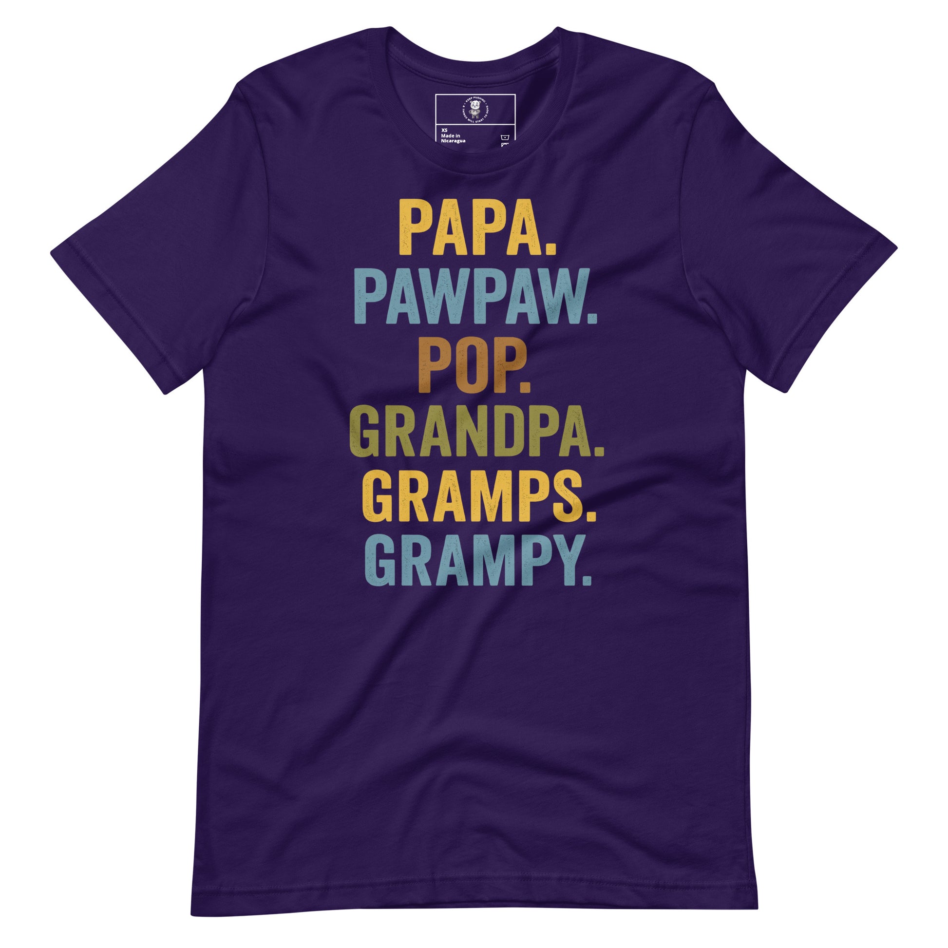 Grandpa Energy Papa, Pops, Gramps, Grandpa - Tee - Wear KP