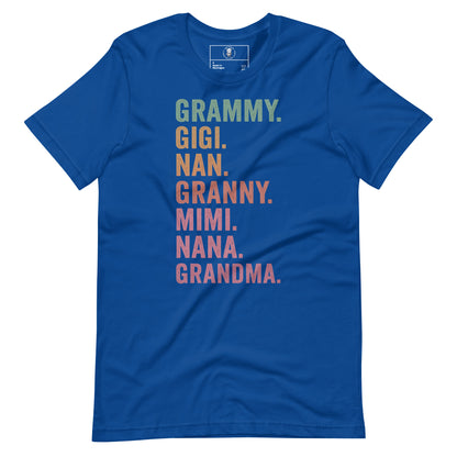 Grandma Energy - Gigi, Mimi, Nana, Granny, Grandma - Tee - Wear KP