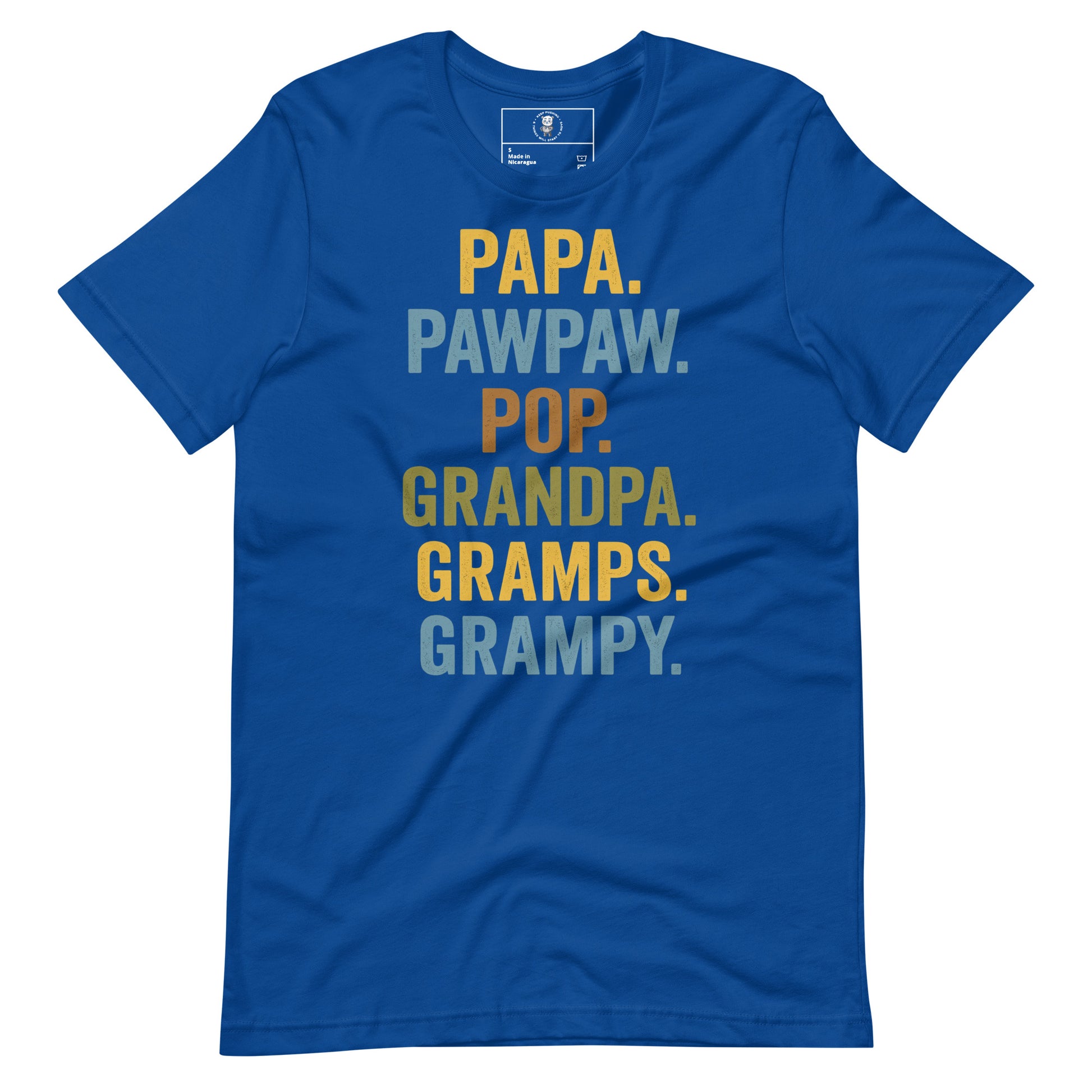 Grandpa Energy Papa, Pops, Gramps, Grandpa - Tee - Wear KP